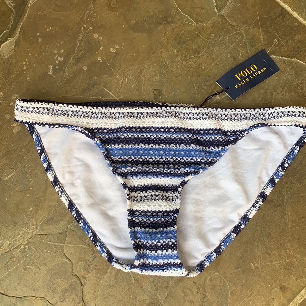 Polo Ralph Lauren Crochet Bikini Bottom NWT - Picture 2 of 10